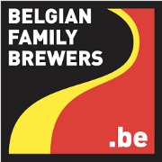 Logo BELGIAN FAMILY BREWERS colori bandiera belgio